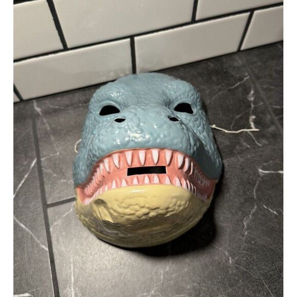 Vintage Halloween Mask Weird Unusual Retro Dinosaur Lizard K&M International1996 - Picture 4 of 9